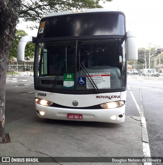 Nova Era Turismo e Fretamento 3989 na cidade de Brasil, por Douglas Nelson de Oliveira. ID da foto: 6503141.