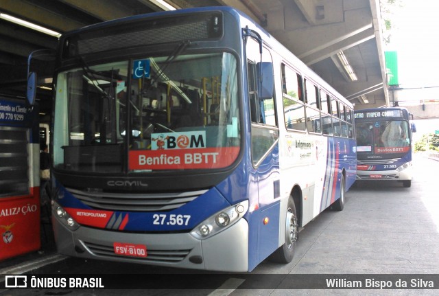 BBTT - Benfica Barueri Transporte e Turismo 27.567 na cidade de São Paulo, São Paulo, Brasil, por William Bispo da Silva. Número da foto: #6500864.