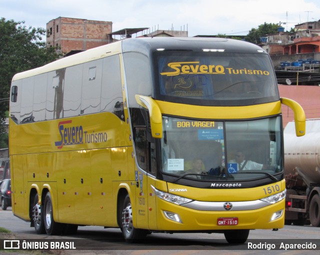 Severo Turismo 1510 na cidade de Conselheiro Lafaiete, Minas Gerais, Brasil, por Rodrigo  Aparecido. Número da foto: #6502563.