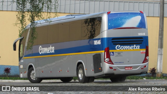Viação Cometa 18546 na cidade de Guaratinguetá, São Paulo, Brasil, por Alex Ramos Ribeiro. Número da foto: #6503096.