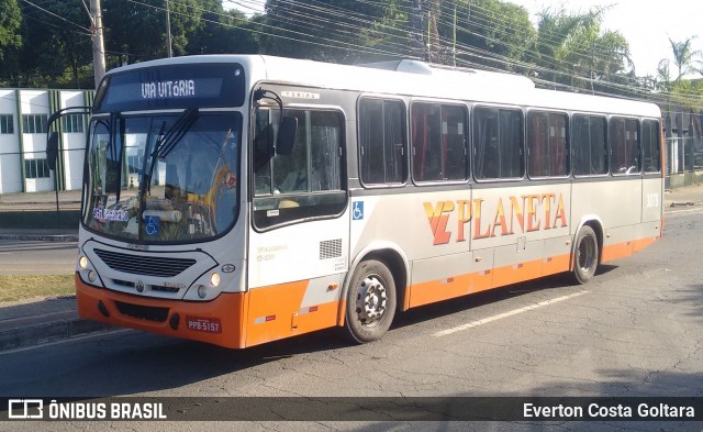 Planeta Transportes Rodoviários 3079 na cidade de Cariacica, Espírito Santo, Brasil, por Everton Costa Goltara. Número da foto: #6502185.