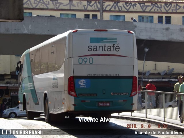 Santa Fé Transportes 090 na cidade de Belo Horizonte, Minas Gerais, Brasil, por Vicente de Paulo Alves. ID da foto: 6503196.