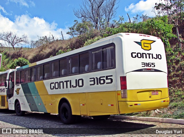 Empresa Gontijo de Transportes 3165 na cidade de João Monlevade, Minas Gerais, Brasil, por Douglas Yuri. ID da foto: 6503430.