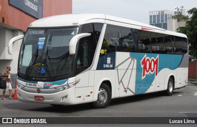 Auto Viação 1001 RJ 108.506 na cidade de Rio de Janeiro, Rio de Janeiro, Brasil, por Lucas Lima. Número da foto: #6504966.