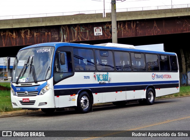 Viação Trans Vitória 7070 na cidade de Suzano, São Paulo, Brasil, por Rudnei Aparecido da Silva. Número da foto: #6504060.