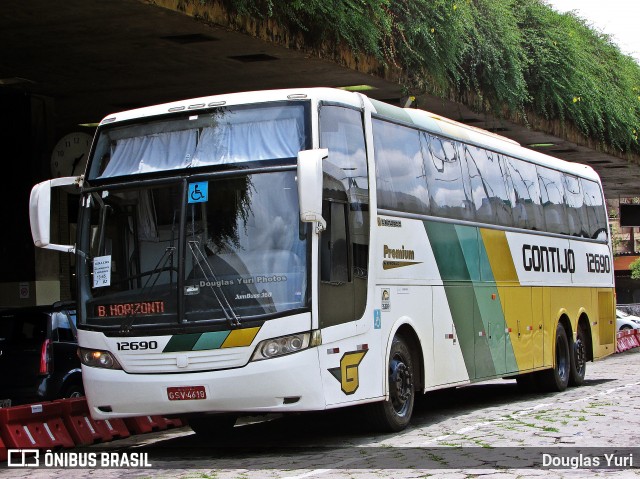Empresa Gontijo de Transportes 12690 na cidade de Belo Horizonte, Minas Gerais, Brasil, por Douglas Yuri. Número da foto: #6506830.