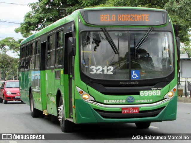 Viação Santa Edwiges 69969 na cidade de Belo Horizonte, Minas Gerais, Brasil, por Adão Raimundo Marcelino. ID da foto: 6508134.