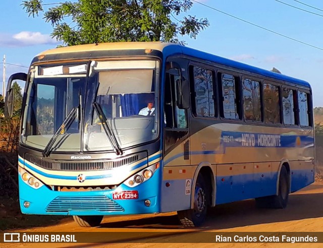 Viação Novo Horizonte 1025411 na cidade de Vitória da Conquista, Bahia, Brasil, por Rian Carlos Costa Fagundes . ID da foto: 6508029.