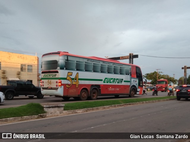 Eucatur - Empresa União Cascavel de Transportes e Turismo 4429 na cidade de Ji-Paraná, Rondônia, Brasil, por Gian Lucas  Santana Zardo. ID da foto: 6507483.