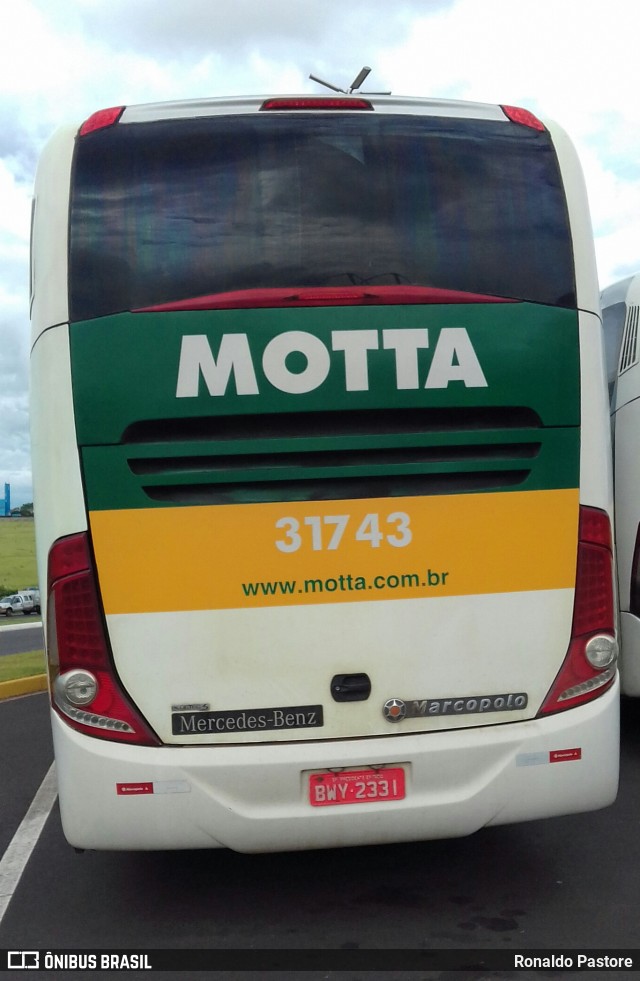 Viação Motta 31743 na cidade de São Carlos, São Paulo, Brasil, por Ronaldo Pastore. Número da foto: #6507187.