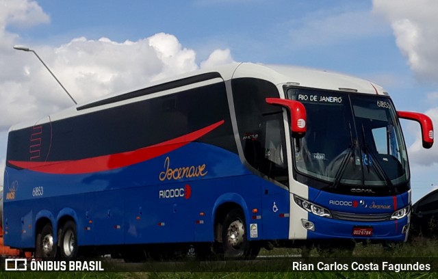 Viação Riodoce 61853 na cidade de Vitória da Conquista, Bahia, Brasil, por Rian Carlos Costa Fagundes . Número da foto: #6506404.