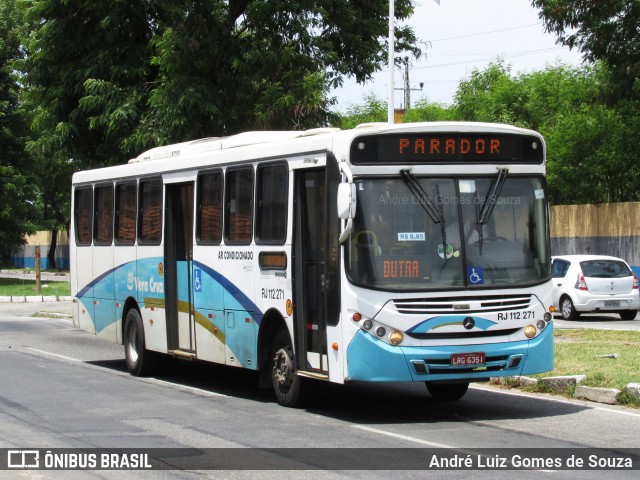 Auto Viação Vera Cruz - Belford Roxo RJ 112.271 na cidade de Mesquita, Rio de Janeiro, Brasil, por André Luiz Gomes de Souza. ID da foto: 6508018.