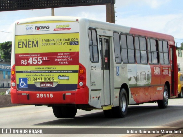 Transbus Transportes > Gávea Transportes 29115 na cidade de Belo Horizonte, Minas Gerais, Brasil, por Adão Raimundo Marcelino. Número da foto: #6508209.