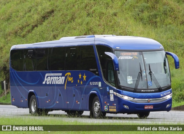 Ferman Tur RJ 521.015 na cidade de Petrópolis, Rio de Janeiro, Brasil, por Rafael da Silva Xarão. Número da foto: #6507881.