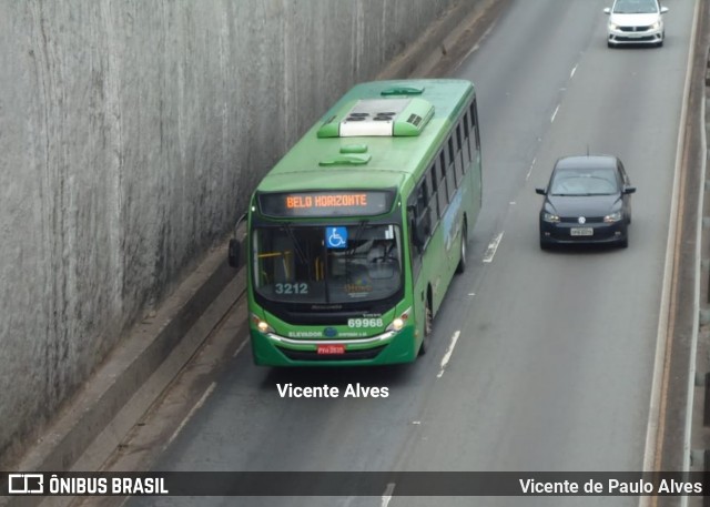 Viação Santa Edwiges 69968 na cidade de Contagem, Minas Gerais, Brasil, por Vicente de Paulo Alves. ID da foto: 6506523.