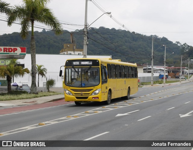 Transtusa - Transporte e Turismo Santo Antônio 1319 na cidade de Joinville, Santa Catarina, Brasil, por Jonata Fernandes. ID da foto: 6510713.