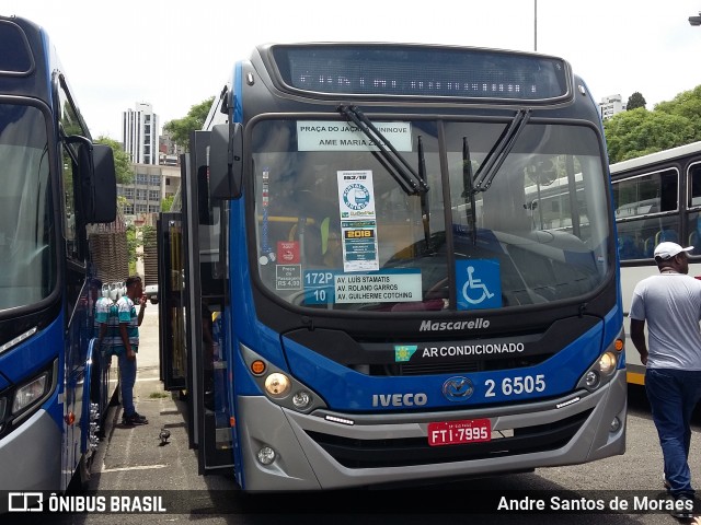 Transcooper > Norte Buss 2 6505 na cidade de São Paulo, São Paulo, Brasil, por Andre Santos de Moraes. ID da foto: 6510010.