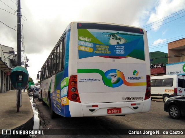 Carvalho Tur Transportes e Turismo JVS8481 na cidade de Belém, Pará, Brasil, por Carlos Jorge N.  de Castro. ID da foto: 6510142.