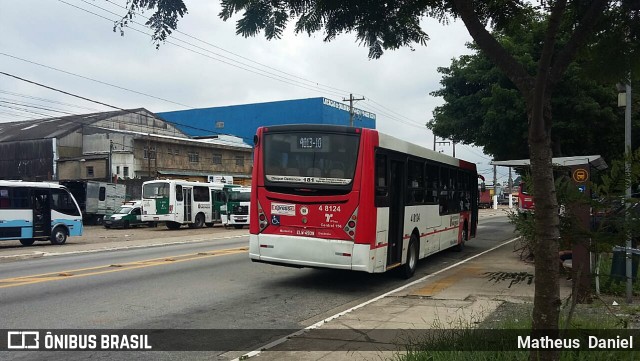 Express Transportes Urbanos Ltda 4 8124 na cidade de São Paulo, São Paulo, Brasil, por Matheus  Daniel. ID da foto: 6509674.