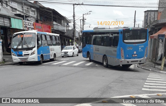 Transwolff Transportes e Turismo 6 6167 na cidade de São Paulo, São Paulo, Brasil, por Lucas Santos da Silva. ID da foto: 6510064.