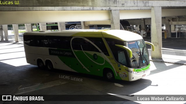 Expresso Princesa dos Campos 6208 na cidade de Curitiba, Paraná, Brasil, por Lucas Weber Calizario. ID da foto: 6509362.