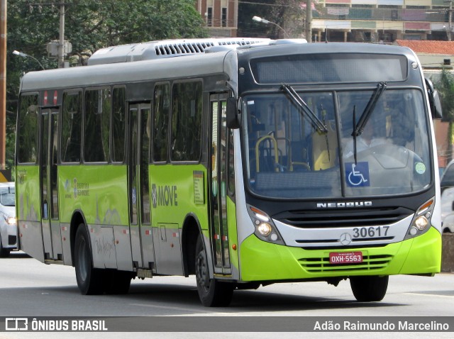 Bettania Ônibus 30617 na cidade de Belo Horizonte, Minas Gerais, Brasil, por Adão Raimundo Marcelino. ID da foto: 6510186.