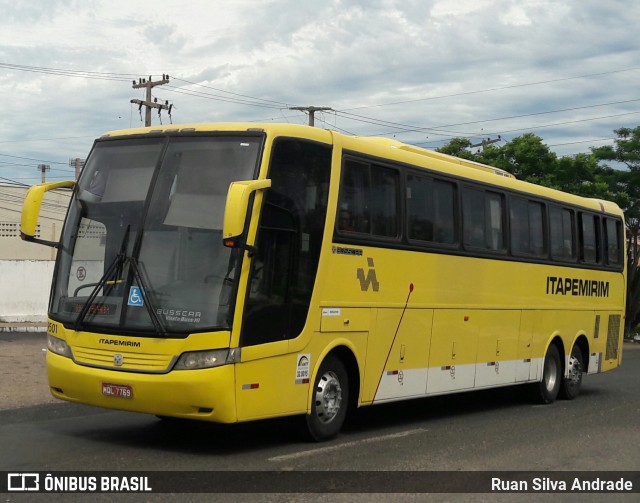 Viação Itapemirim 9501 na cidade de Teresina, Piauí, Brasil, por Ruan Silva Andrade. ID da foto: 6510823.