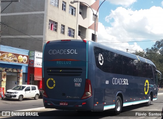 Viação Cidade Sol 6030 na cidade de Vitória da Conquista, Bahia, Brasil, por Flávio  Santos. Número da foto: #6511458.