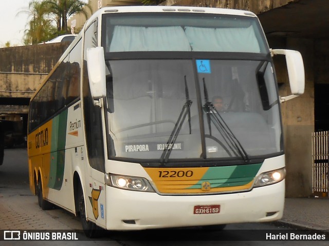 Empresa Gontijo de Transportes 12200 na cidade de Belo Horizonte, Minas Gerais, Brasil, por Hariel Bernades. Número da foto: #6512964.