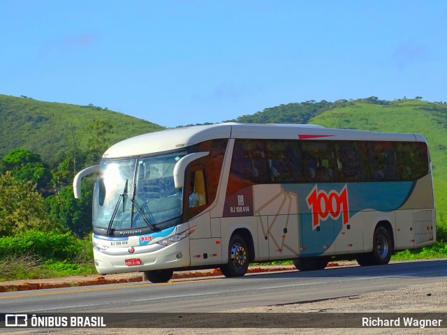 Auto Viação 1001 RJ 108.414 na cidade de Silva Jardim, Rio de Janeiro, Brasil, por Richard Wagner. ID da foto: 6513129.