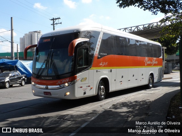 Viação Vale do Tietê 838 na cidade de São Paulo, São Paulo, Brasil, por Marco Aurélio de Oliveira. ID da foto: 6513332.