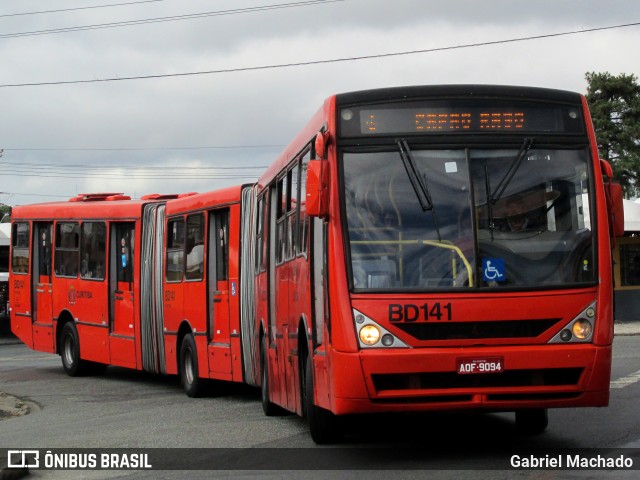 Transporte Coletivo Glória BD141 na cidade de Curitiba, Paraná, Brasil, por Gabriel Machado. Número da foto: #6512692.