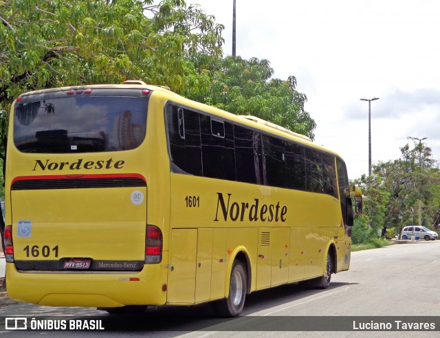 Viação Nordeste 1601 na cidade de Fortaleza, Ceará, Brasil, por Luciano Tavares. ID da foto: 6512778.