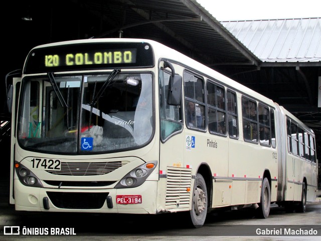 Expresso Azul 17422 na cidade de Pinhais, Paraná, Brasil, por Gabriel Machado. ID da foto: 6512702.