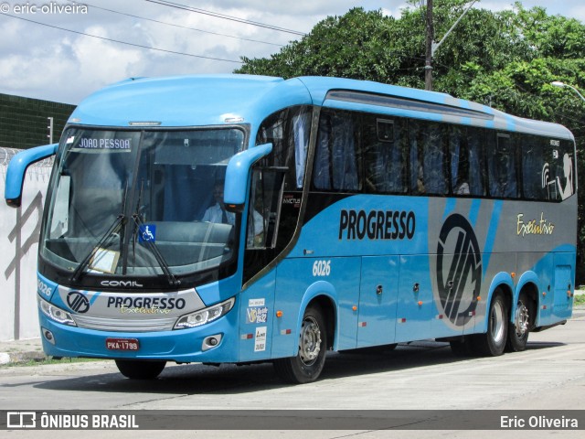 Auto Viação Progresso 6026 na cidade de Recife, Pernambuco, Brasil, por Eric Oliveira. ID da foto: 6514593.