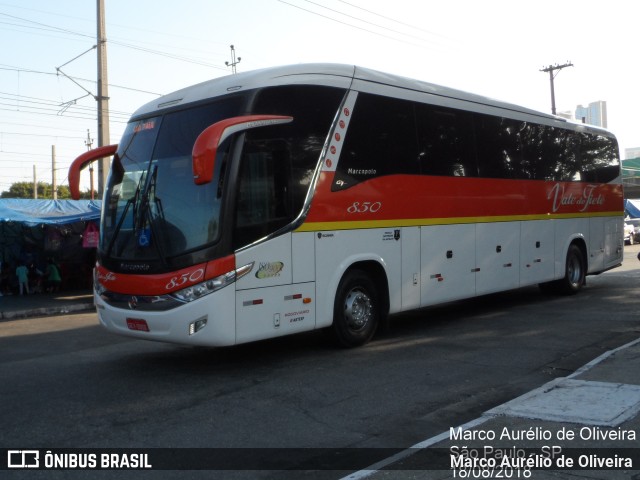 Viação Vale do Tietê 850 na cidade de São Paulo, São Paulo, Brasil, por Marco Aurélio de Oliveira. ID da foto: 6513340.