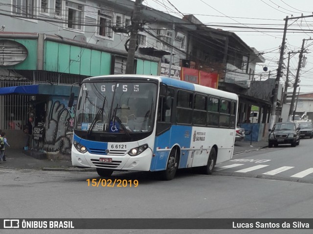 Transwolff Transportes e Turismo 6 6121 na cidade de São Paulo, São Paulo, Brasil, por Lucas Santos da Silva. ID da foto: 6514347.