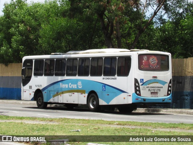 Auto Viação Vera Cruz - Belford Roxo RJ 112.270 na cidade de Mesquita, Rio de Janeiro, Brasil, por André Luiz Gomes de Souza. ID da foto: 6514515.