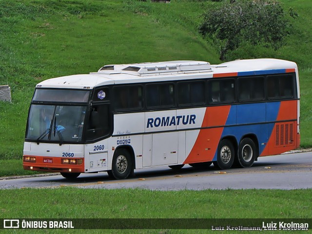 Romatur Transporte Locação e Turismo 2060 na cidade de Aparecida, São Paulo, Brasil, por Luiz Krolman. ID da foto: 6515526.