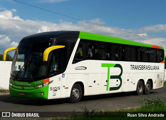 Transbrasiliana Transportes e Turismo 51015 na cidade de Teresina, Piauí, Brasil, por Ruan Silva Andrade. ID da foto: 6515834.