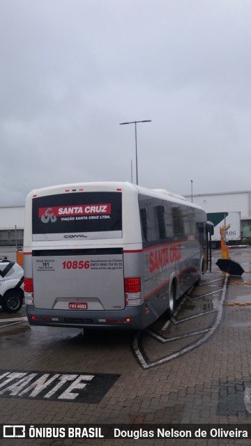 Viação Santa Cruz 10856 na cidade de Cajamar, São Paulo, Brasil, por Douglas Nelson de Oliveira. Número da foto: #6515725.