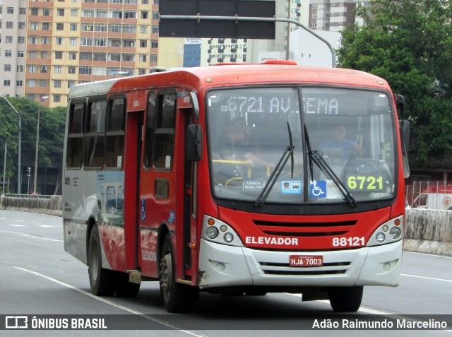 Viação Novo Retiro 88121 na cidade de Belo Horizonte, Minas Gerais, Brasil, por Adão Raimundo Marcelino. ID da foto: 6518114.