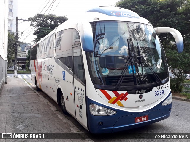 Solazer Transportes e Turismo RJ 543.212 na cidade de Petrópolis, Rio de Janeiro, Brasil, por Zé Ricardo Reis. ID da foto: 6517959.