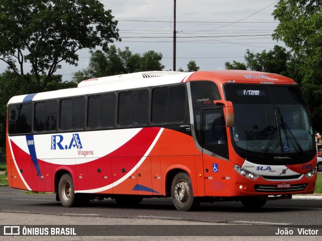 R.A. Viagens 8900 na cidade de Teresina, Piauí, Brasil, por João Victor. ID da foto: 6517869.