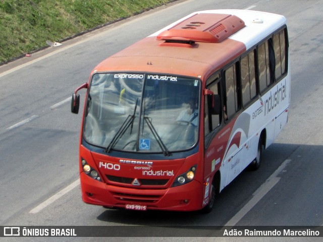 Expresso Industrial Turismo 1400 na cidade de Belo Horizonte, Minas Gerais, Brasil, por Adão Raimundo Marcelino. ID da foto: 6480425.