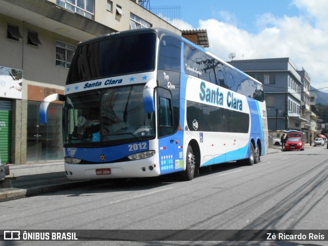 Viação Santa Clara Transporte e Turismo 2012 na cidade de Petrópolis, Rio de Janeiro, Brasil, por Zé Ricardo Reis. ID da foto: 6519632.