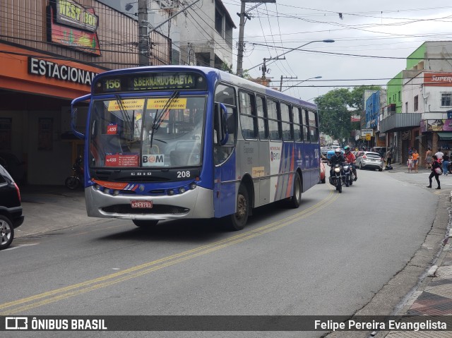 Expresso SBC 208 na cidade de Diadema, São Paulo, Brasil, por Felipe Pereira Evangelista. ID da foto: 6518918.