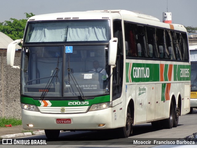 Empresa Gontijo de Transportes 20035 na cidade de São Paulo, São Paulo, Brasil, por Moaccir  Francisco Barboza. ID da foto: 6522842.