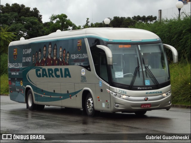 Viação Garcia 7286 na cidade de Ponta Grossa, Paraná, Brasil, por Gabriel Guachineski. Número da foto: #6521249.