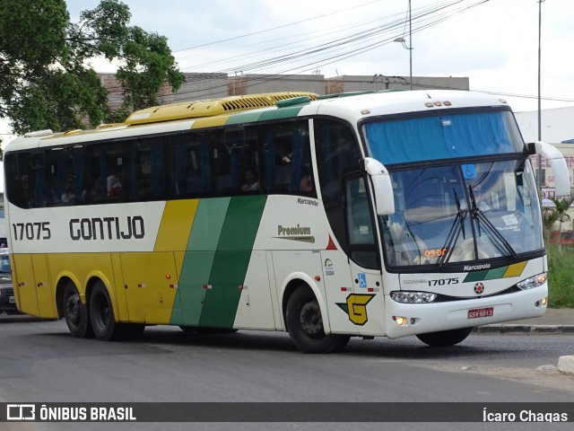 Empresa Gontijo de Transportes 17075 na cidade de Vitória da Conquista, Bahia, Brasil, por Ícaro Chagas. ID da foto: 6522044.